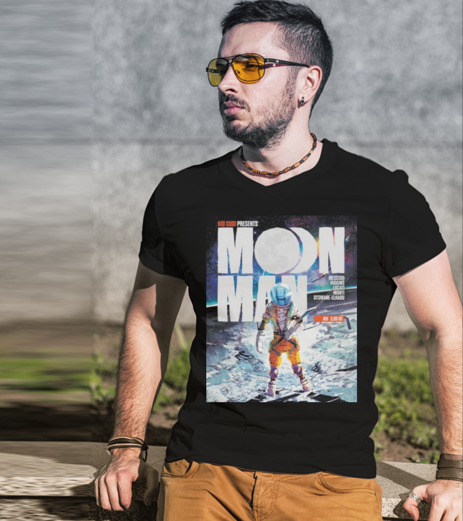 Kid Cudi Presents Moon Man Mescudi Riggins Dot Da Genius Monti Otsmane-Elhaou T-Shirt