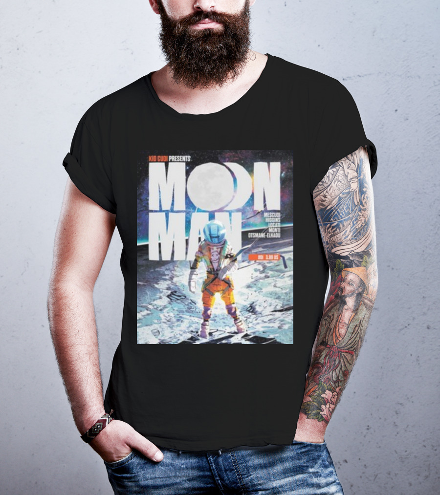 Kid Cudi Presents Moon Man Mescudi Riggins Dot Da Genius Monti Otsmane-Elhaou T-Shirt