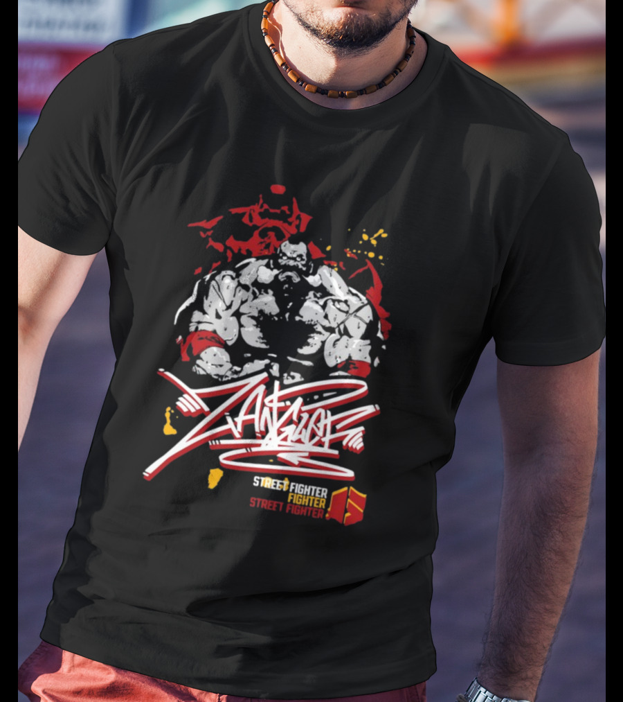 Street Fighter Capcom SF6 Zangief Nerds T-Shirt
