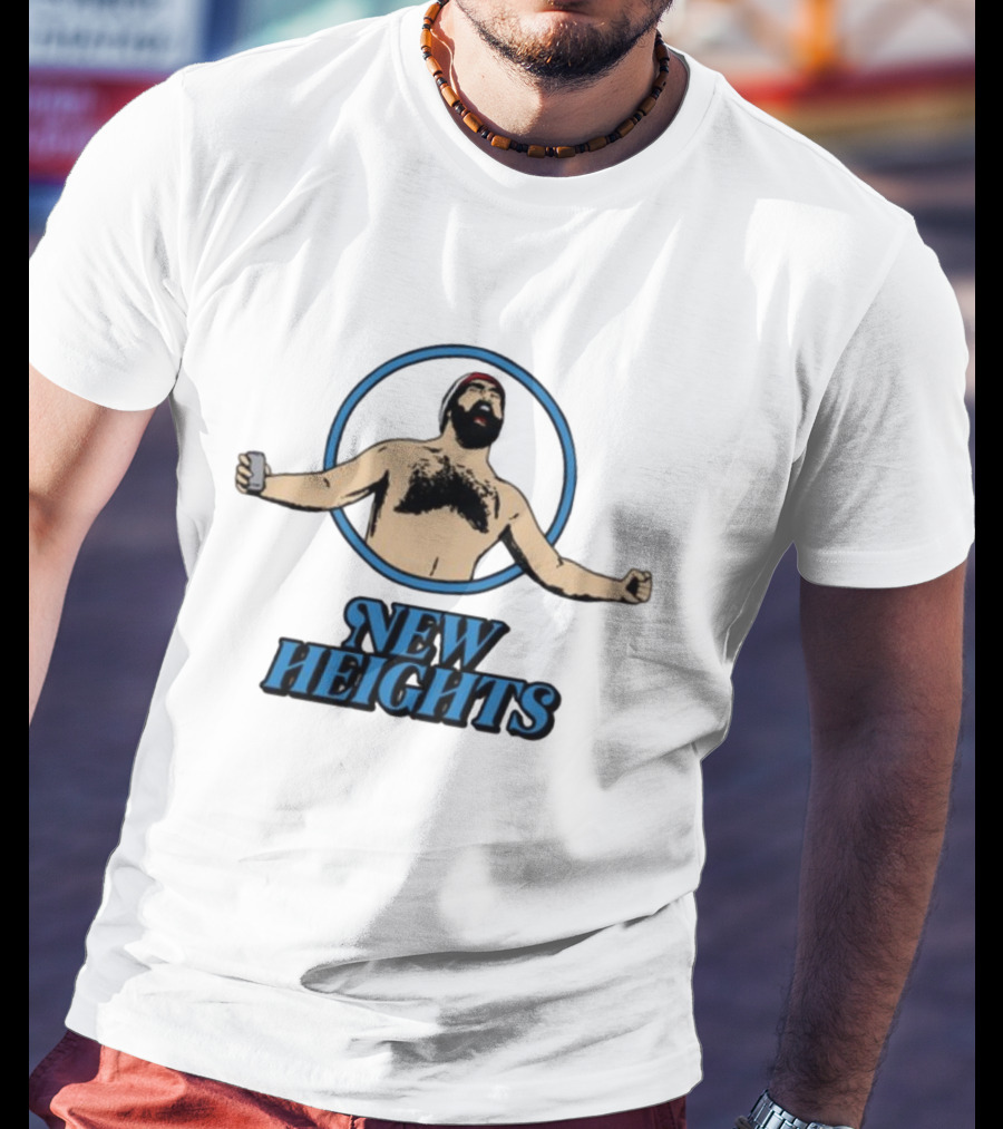 New Heights Jason Kelce Arm Raised Circle T-Shirt