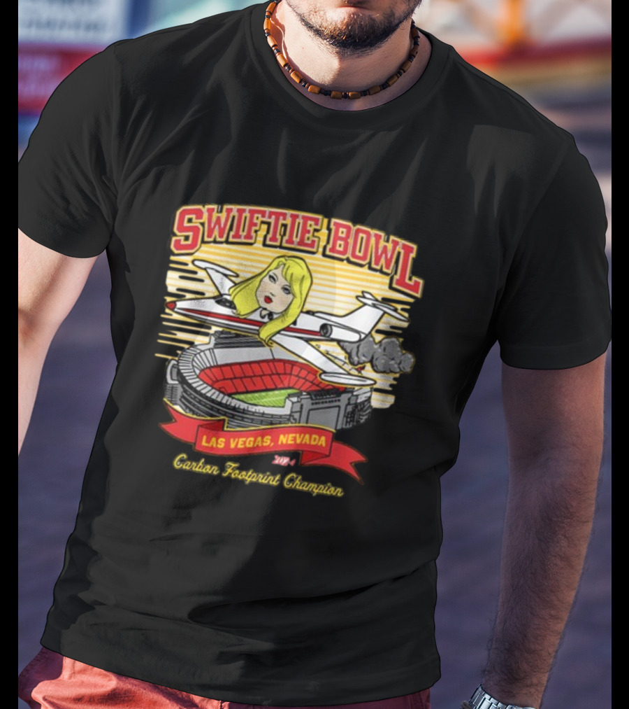 Swiftie Bowl Las Vegas Carbon Footprint Champion T-Shirt