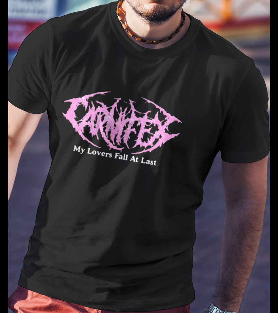 Carnifex My Lovers Fall At Last Pink T-Shirt