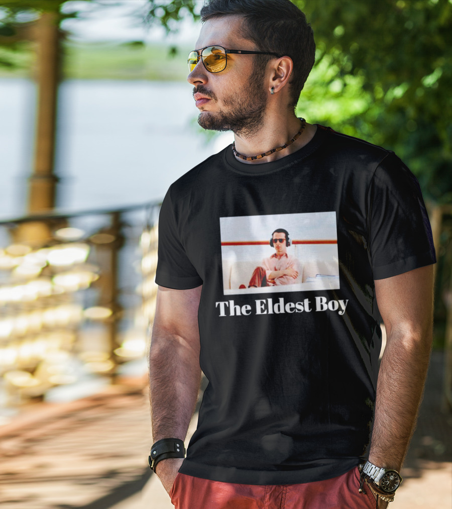 The Eldest Boy Headphones Sunglasses Relaxed Vibe T-Shirt