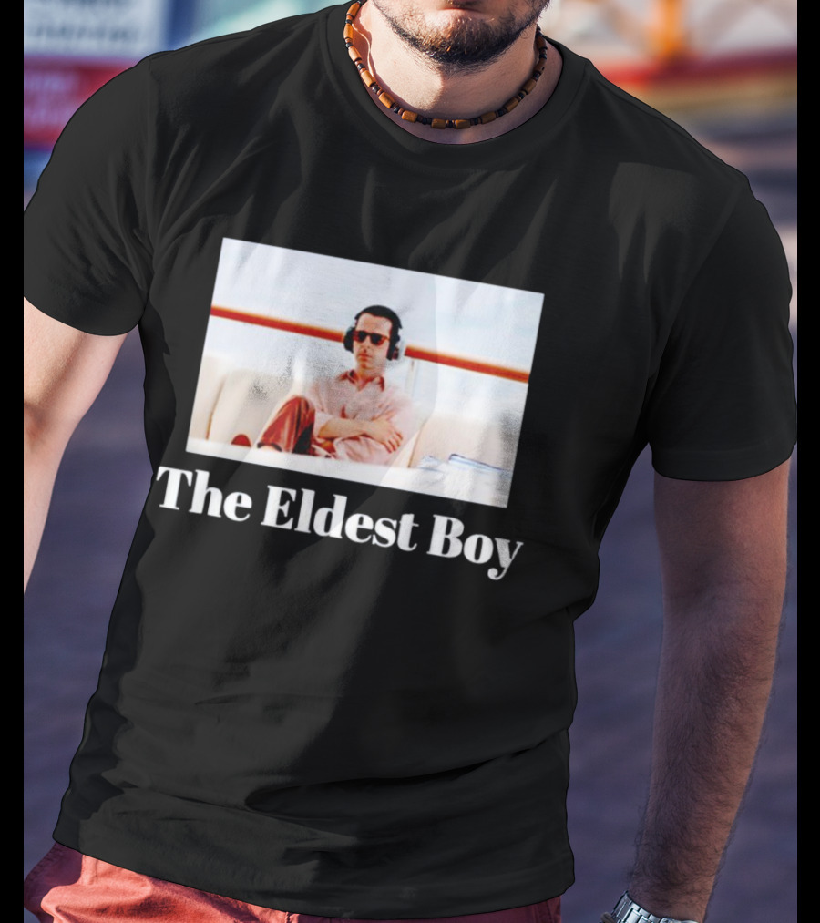 The Eldest Boy Headphones Sunglasses Relaxed Vibe T-Shirt