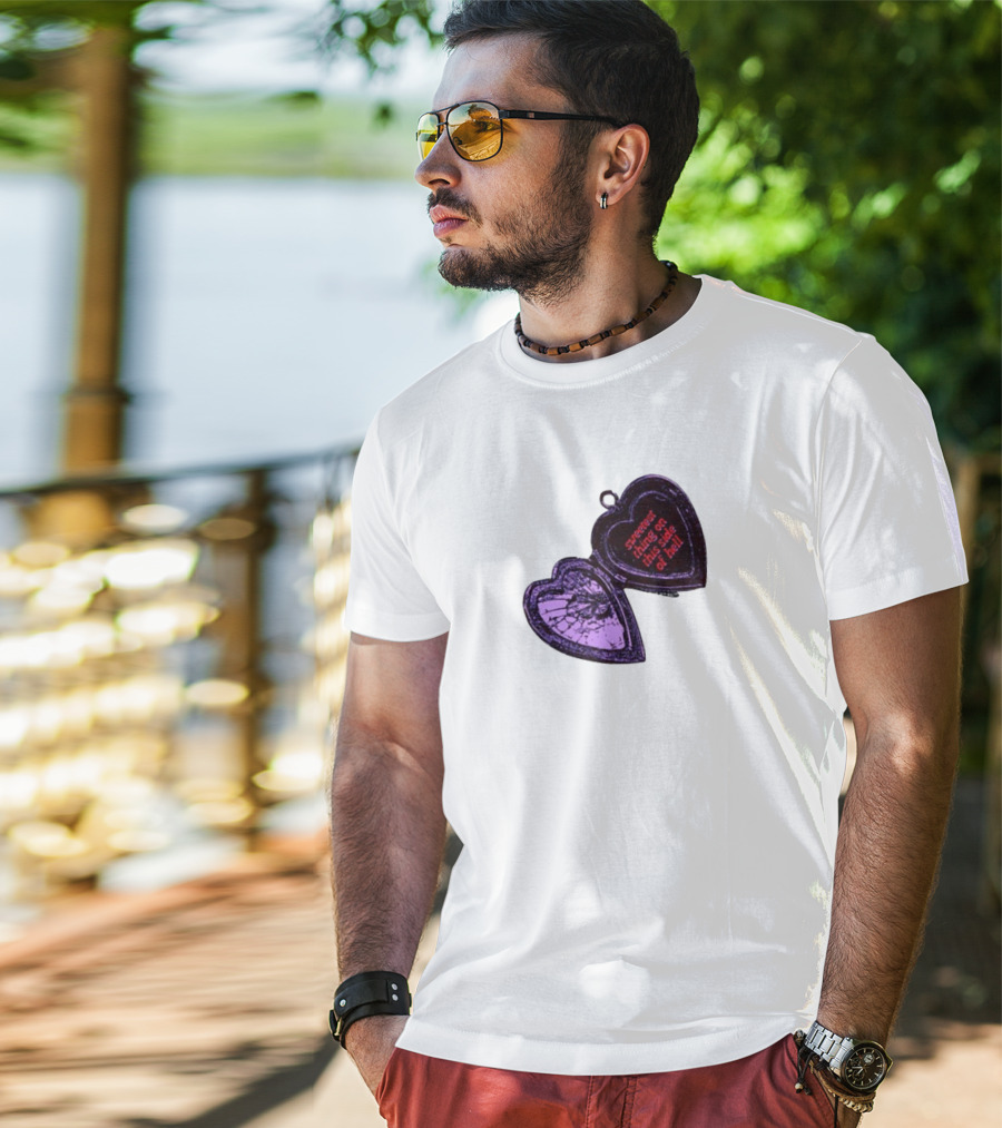 Sweetest Things On This Side Of Hell Broken Heart Pendant T-Shirt