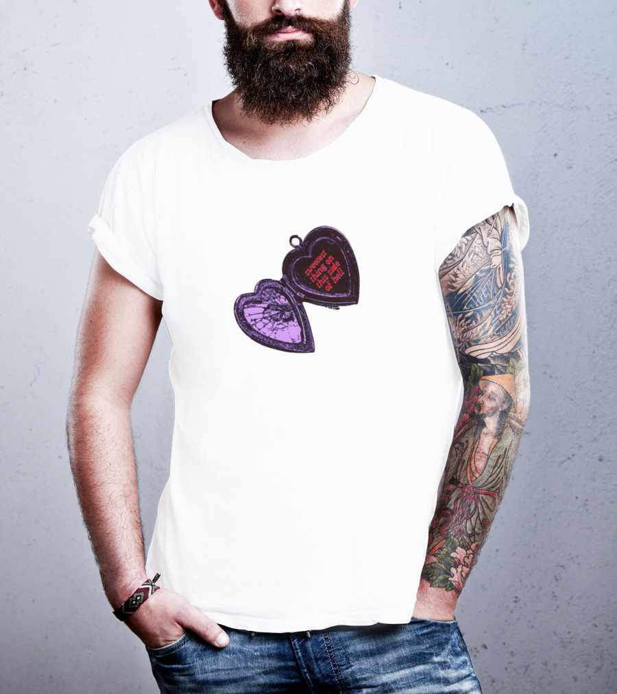 Sweetest Things On This Side Of Hell Broken Heart Pendant T-Shirt