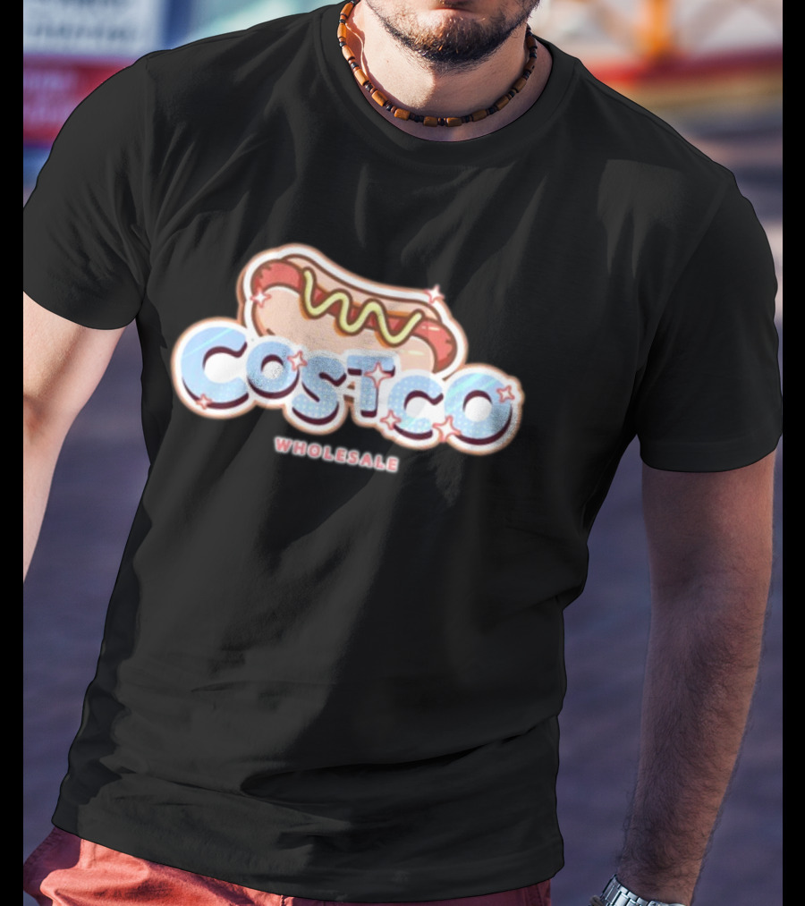 Costco Wholesale Hot Dog Vtuber T-Shirt