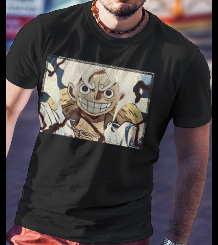 Max Holloway Gear 5 Luffy One Piece Anime Character T-Shirt