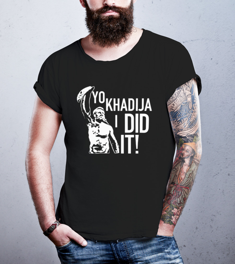 Sami Zayn's Yo Khadija I Did It Rocky Balboa T-Shirt