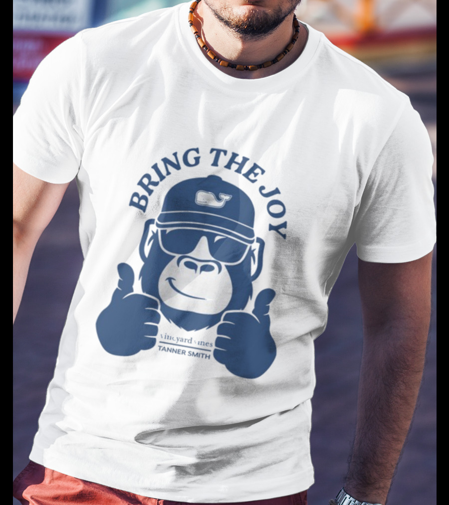 Bring The Joy Vineyard Vines Tanner Smith Whale Hat Sunglasses Gorilla T-Shirt
