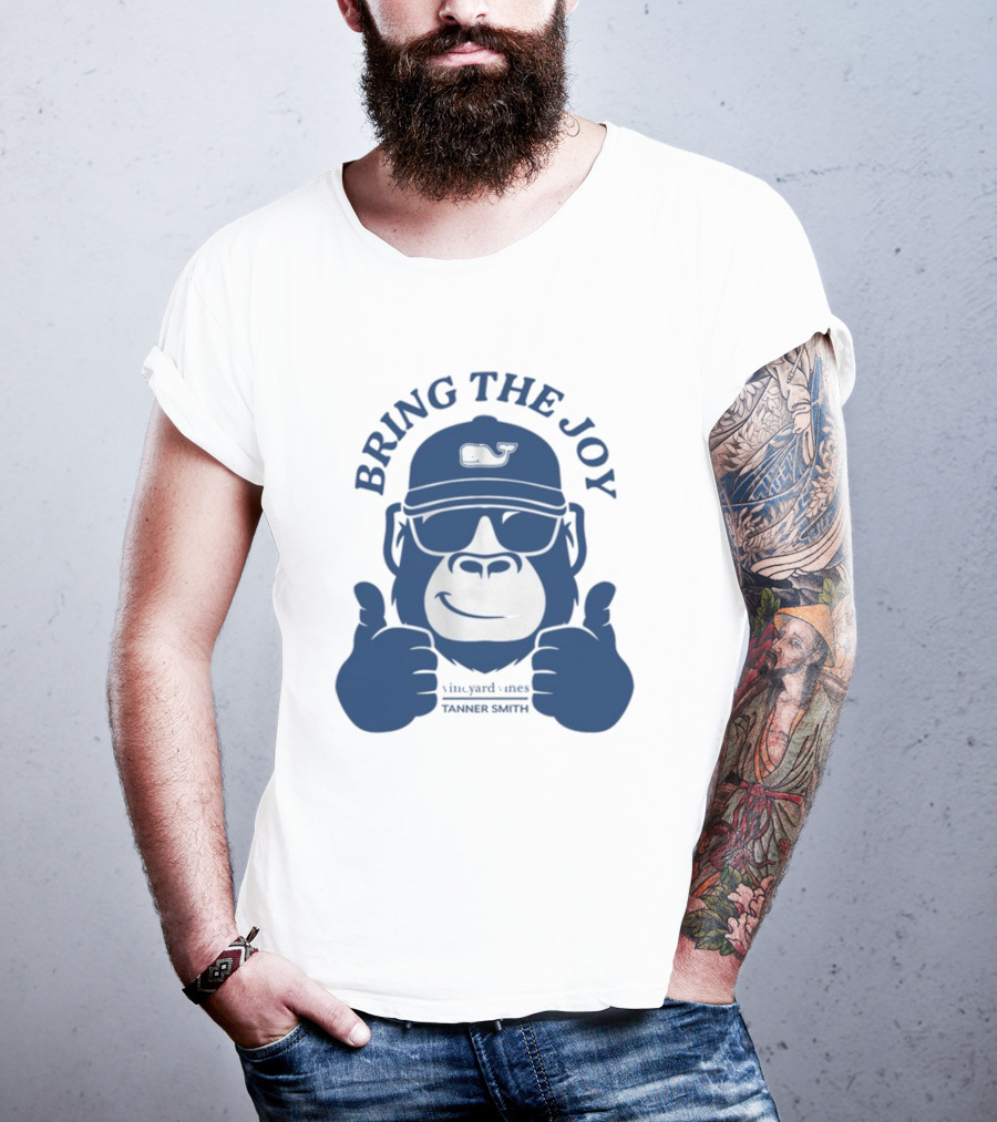 Bring The Joy Vineyard Vines Tanner Smith Whale Hat Sunglasses Gorilla T-Shirt