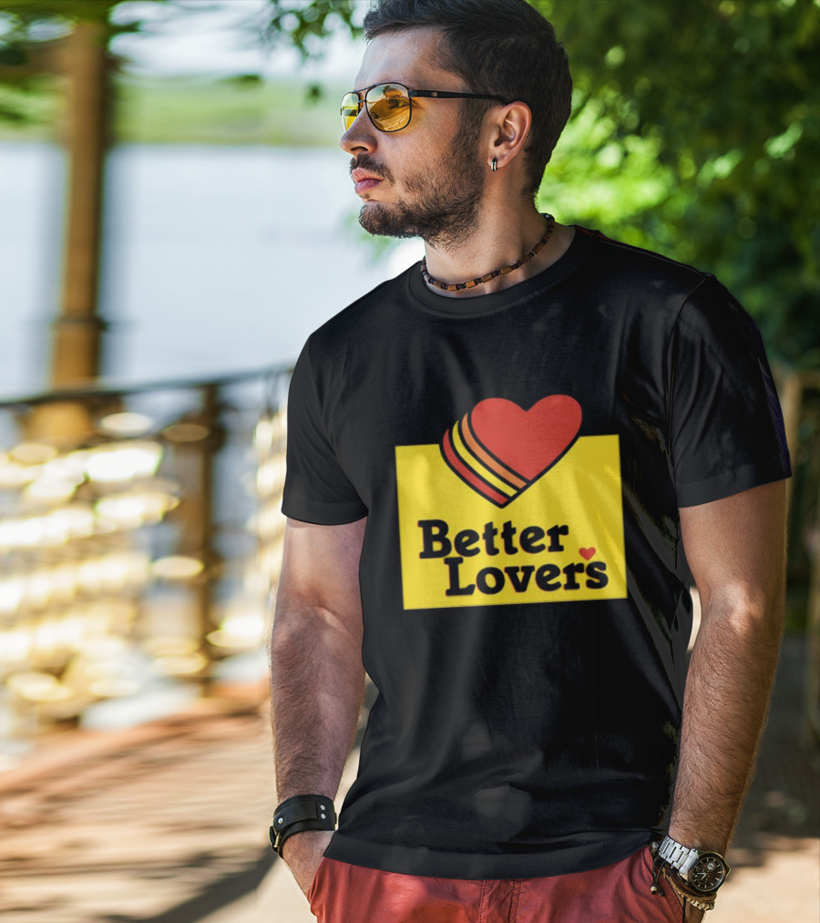 Better Lovers Heart Icon Valentines Day T-Shirt