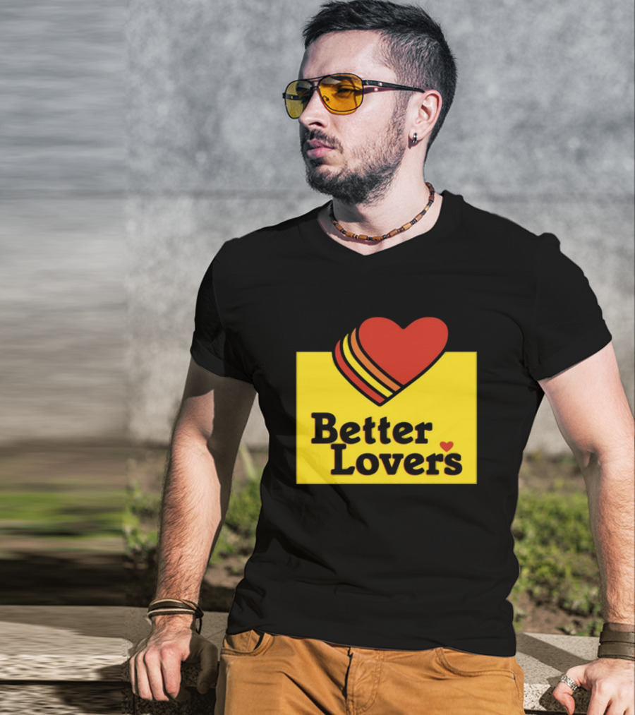 Better Lovers Heart Icon Valentines Day T-Shirt