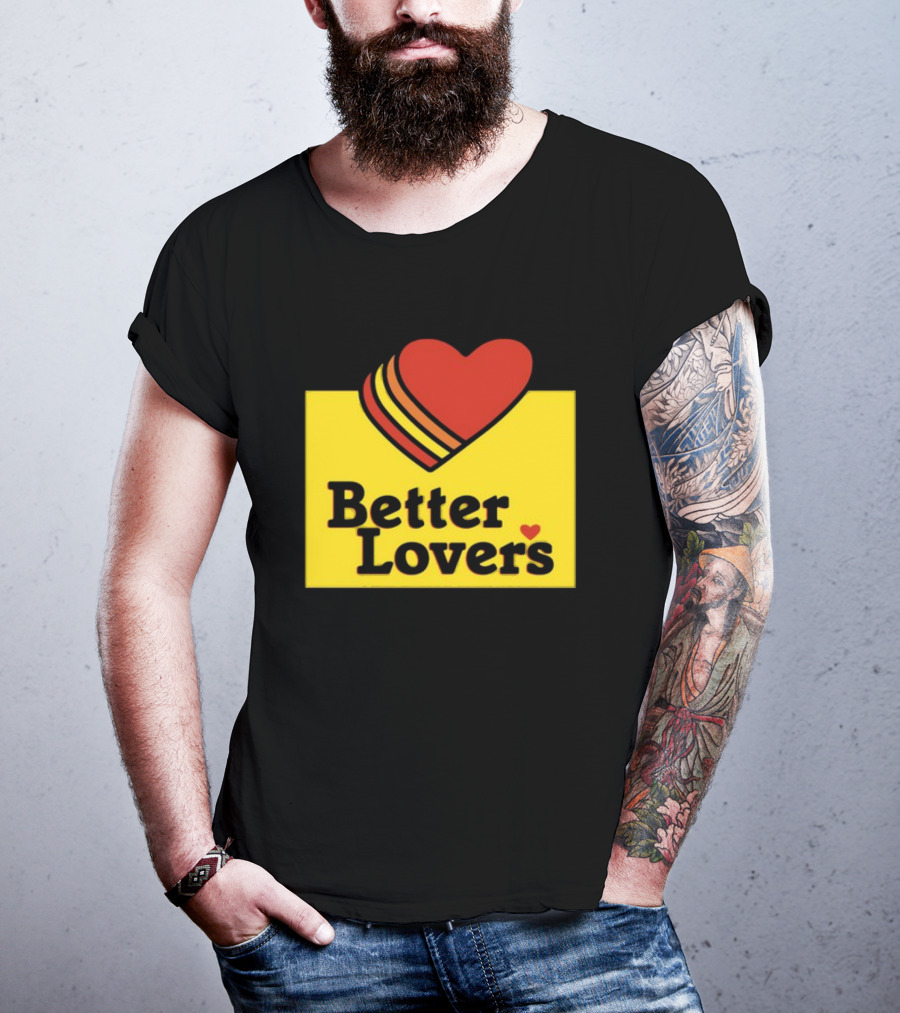 Better Lovers Heart Icon Valentines Day T-Shirt