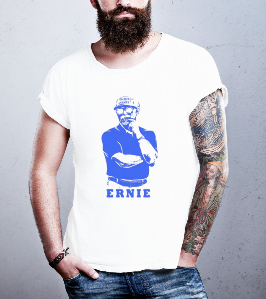 Games With Names Ernie Adams Iconic Blue T-Shirt