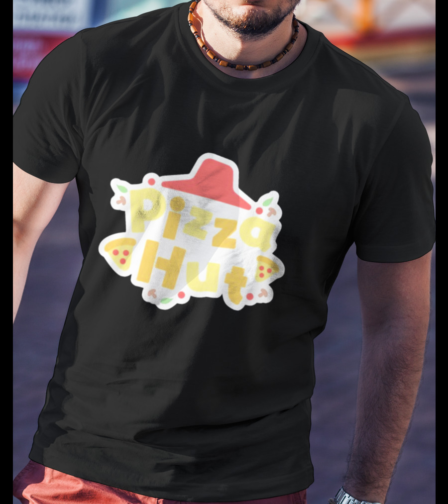 Pizza Hut Vtuber Style Playful T-Shirt