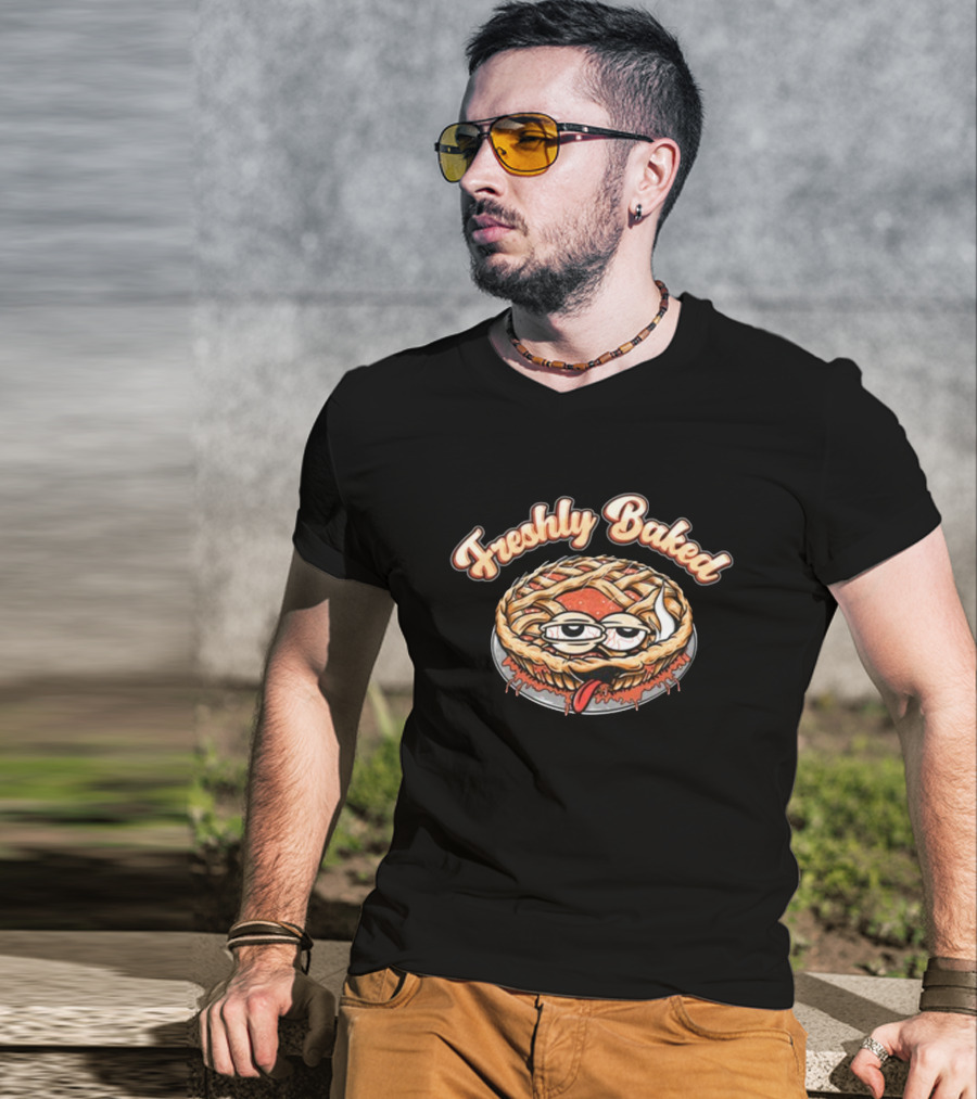 Freshly Baked Four Twenty Pie With Eyes And Tongue T-Shirt