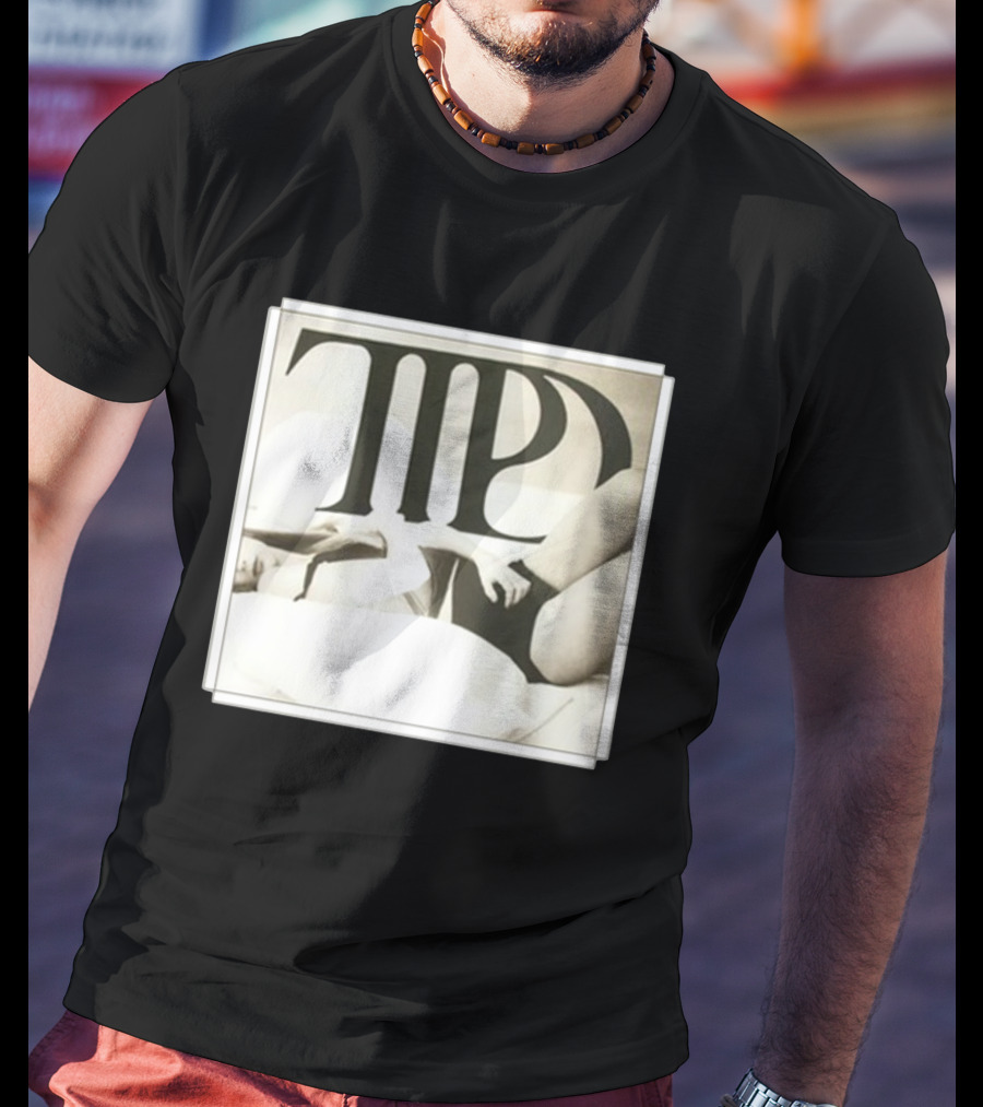 Ttpd The Tortured Poets Department Black And White Lying Woman T-Shirt