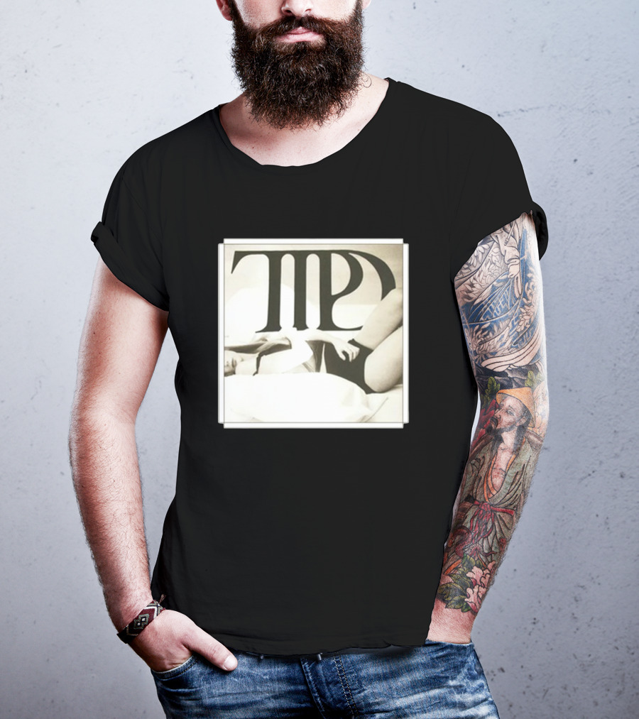 Ttpd The Tortured Poets Department Black And White Lying Woman T-Shirt