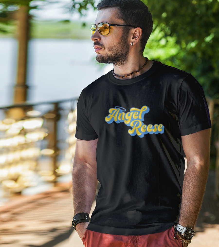 Angel Reese Limited Chicago Sky Text T-Shirt
