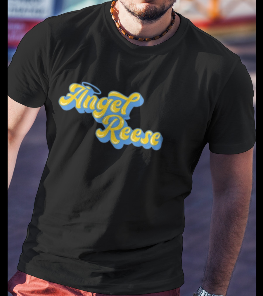 Angel Reese Limited Chicago Sky Text T-Shirt