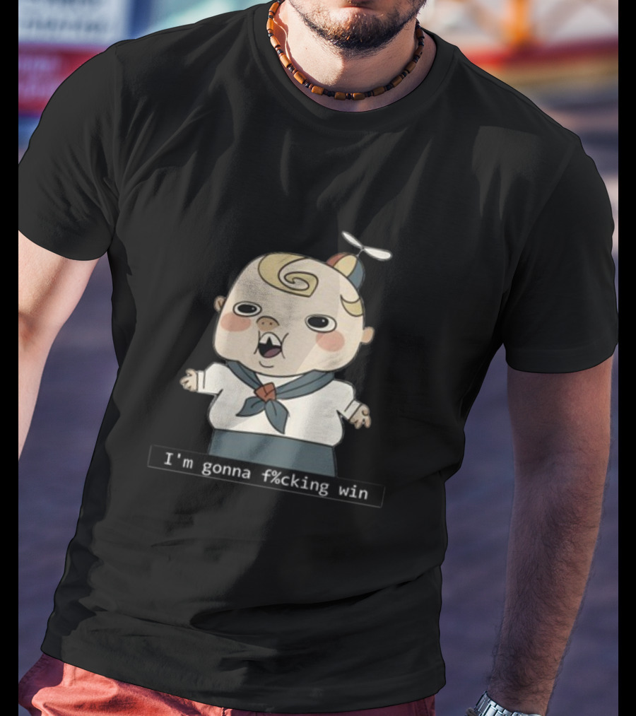 Zeddy I'm Gonna F%Cking Win Vintage Comic Cartoon Character T-Shirt