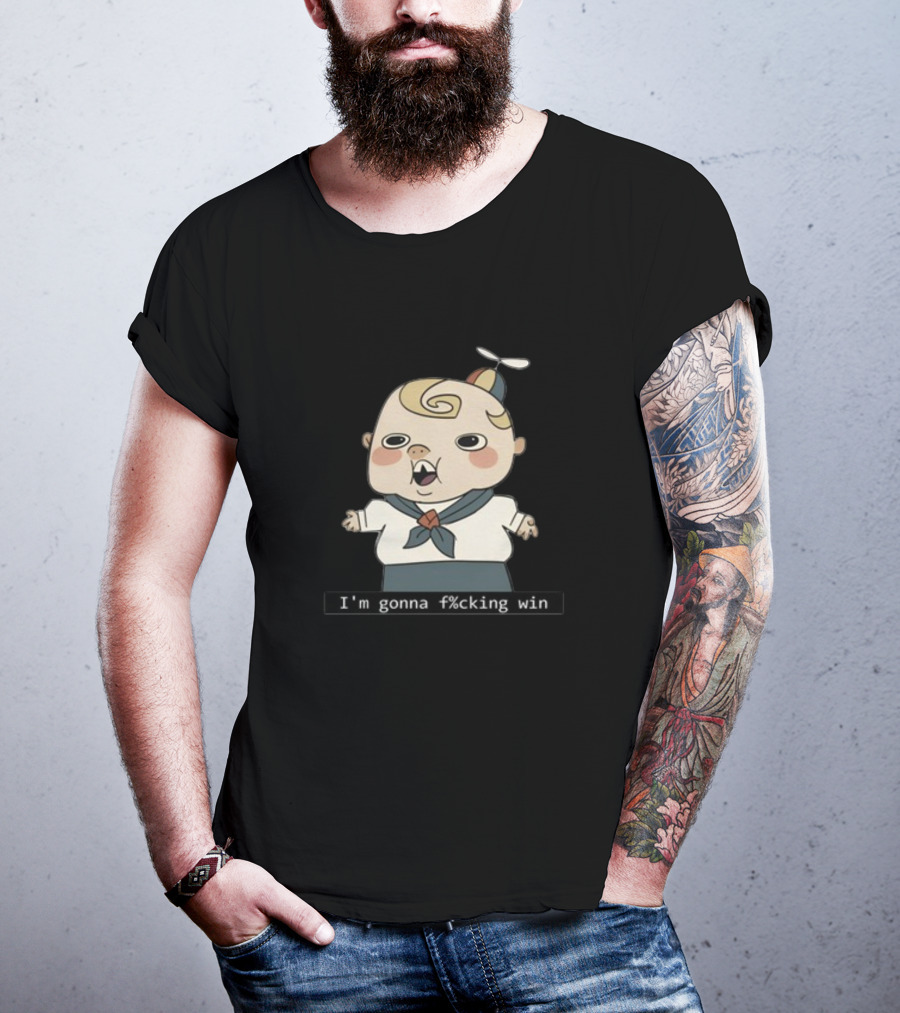 Zeddy I'm Gonna F%Cking Win Vintage Comic Cartoon Character T-Shirt