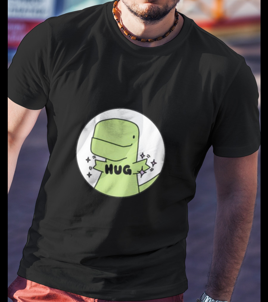 Timmy Hug Dinosaur With Stars T-Shirt