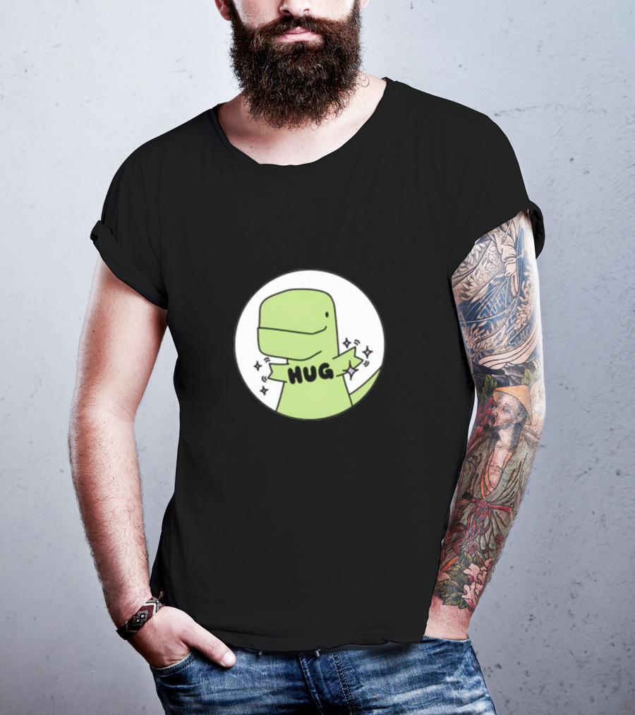 Timmy Hug Dinosaur With Stars T-Shirt