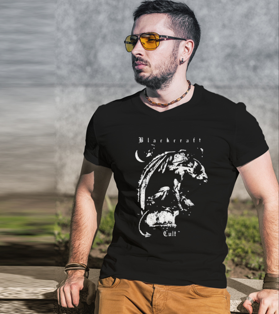 Blackcraft Cult Gargoyle Artwork Dark Aesthetic T-Shirt