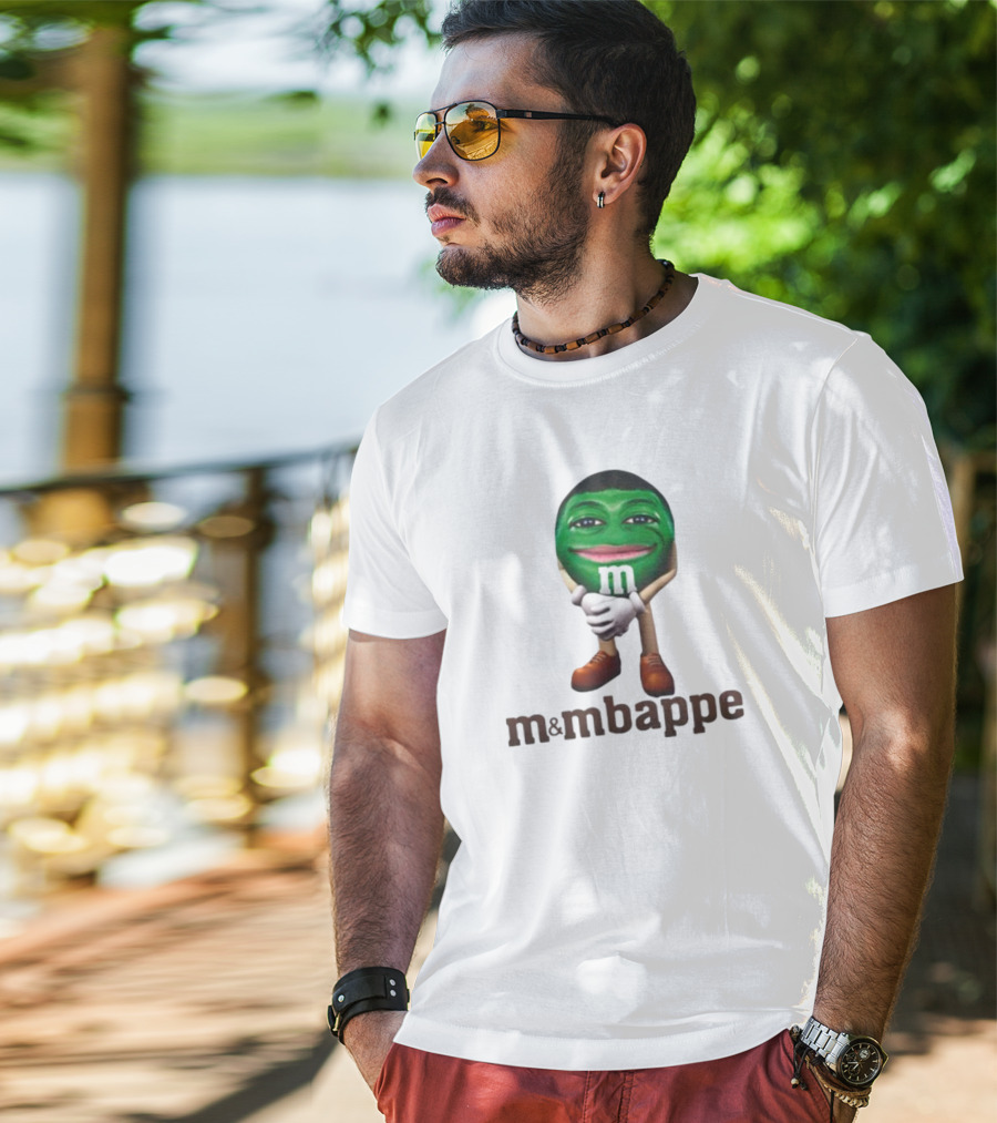 Kylian Mbappe M&Mbappe Green Character T-Shirt
