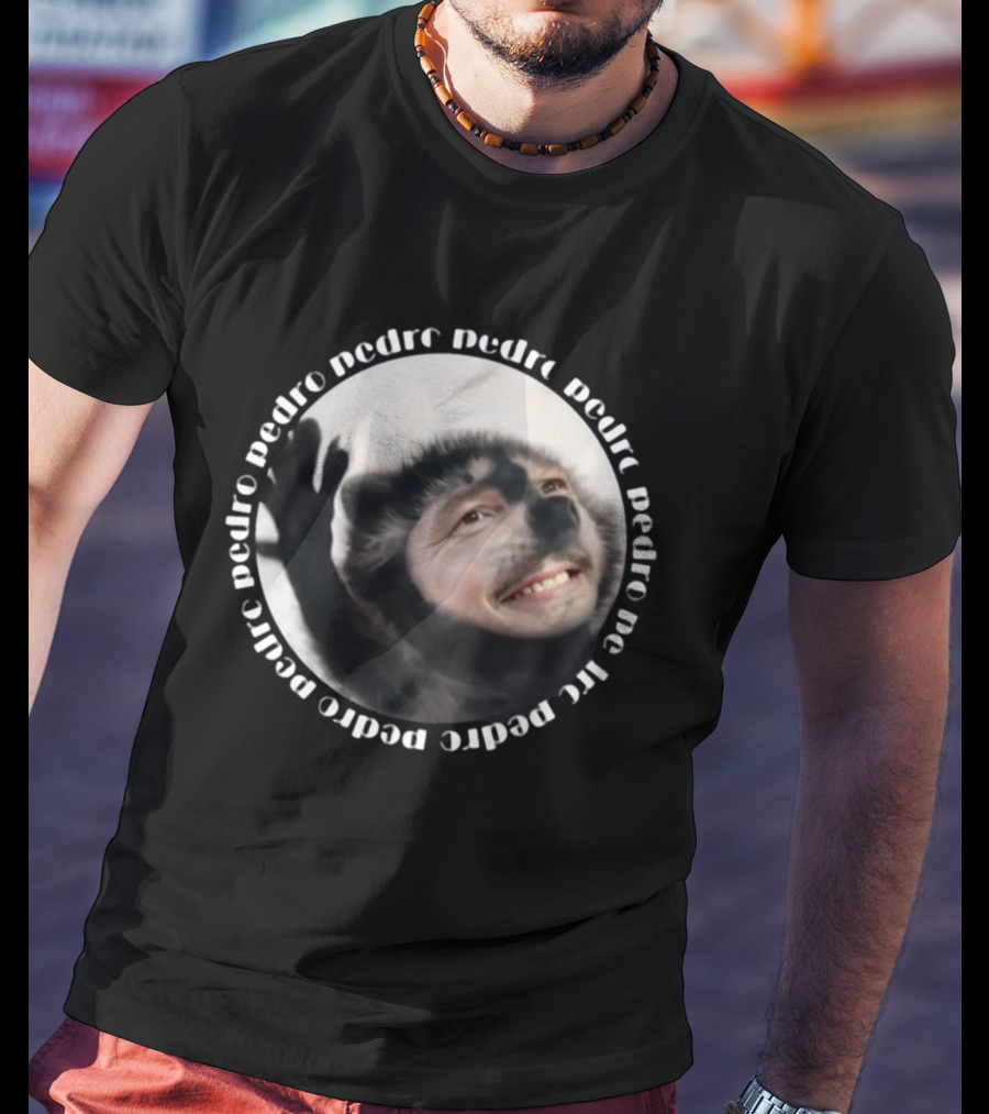 Theironycloset Pedro Raccoon Face Circle T-Shirt