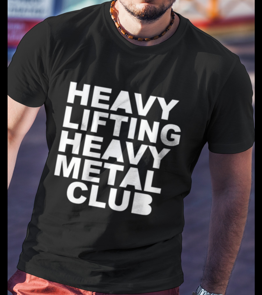 Action Bronson Heavy Lifting Heavy Metal Club Large T-Shirt