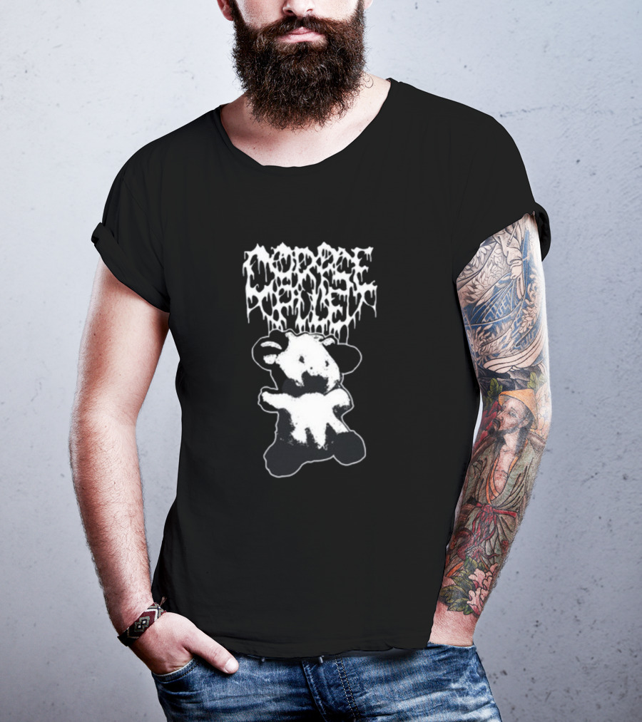 Corpse Pile Sweetie Cow Dripping Gothic T-Shirt