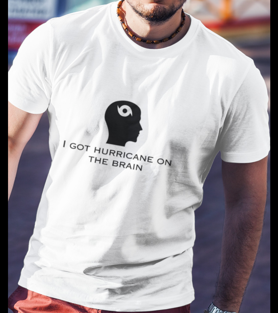 Helicity I Got Hurricane On The Brain Iconic Head T-Shirt