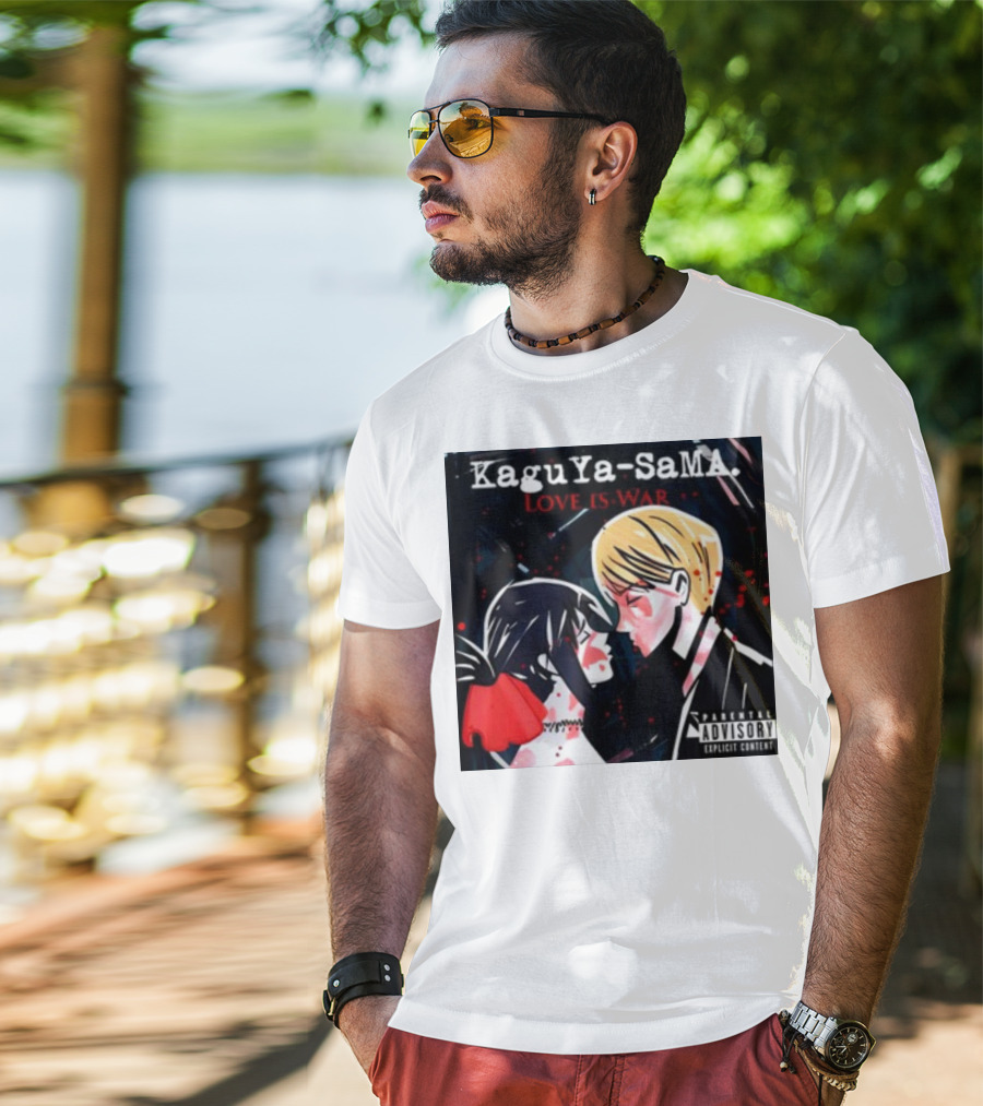 Kaguya-Sama Love Is War Explicit Content Parental Advisory T-Shirt