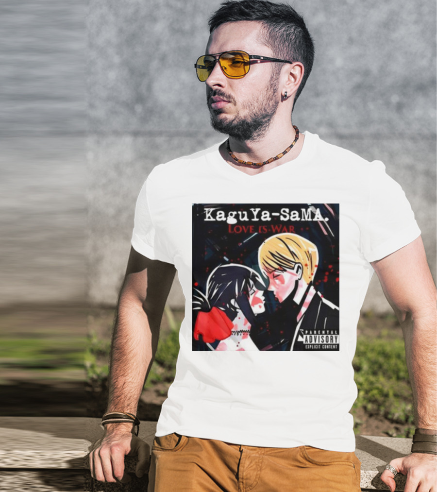 Kaguya-Sama Love Is War Explicit Content Parental Advisory T-Shirt