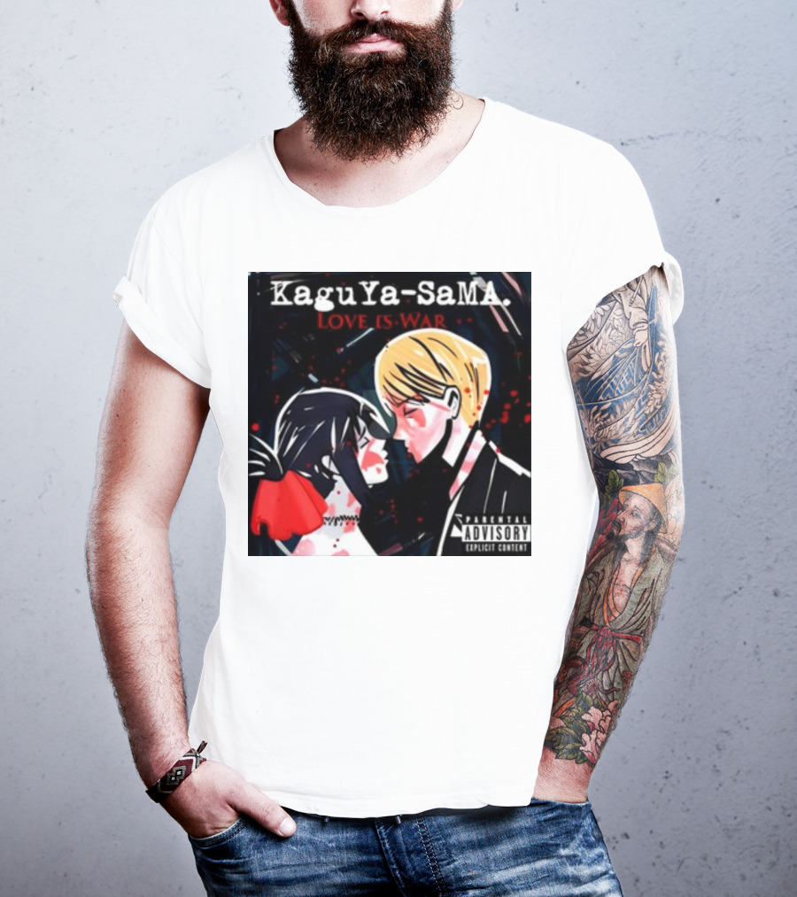 Kaguya-Sama Love Is War Explicit Content Parental Advisory T-Shirt