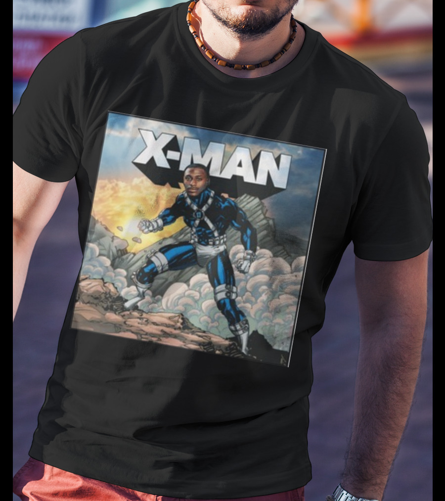 X-Man Carolina Panthers Xavier Legette Comic T-Shirt