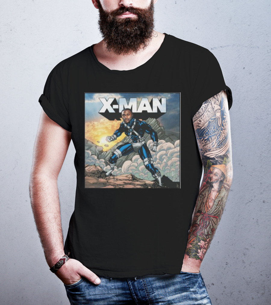 X-Man Carolina Panthers Xavier Legette Comic T-Shirt