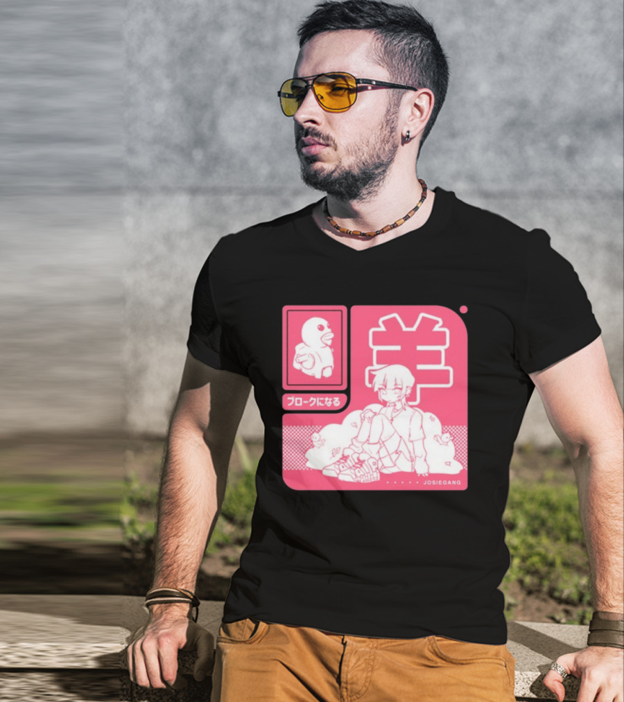 Sheepxing Bloke Josiegang Anime Manga Character Kawaii Aesthetic Japan T-Shirt