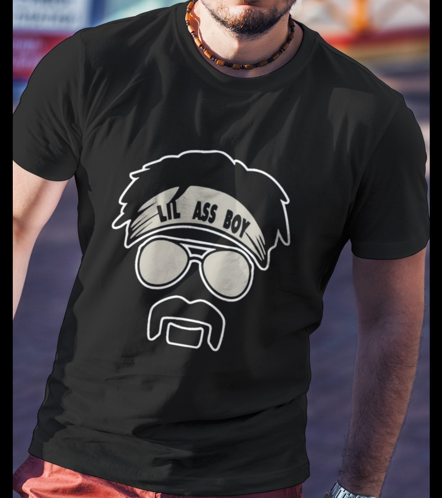 Crosby Maxx Lil Ass Boy Headband With Sunglasses And Mustache T-Shirt