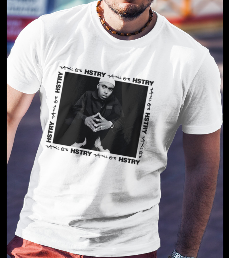 Hstry X Jamil Gs Hip Hop 50 Nas 90s Rap T-Shirt