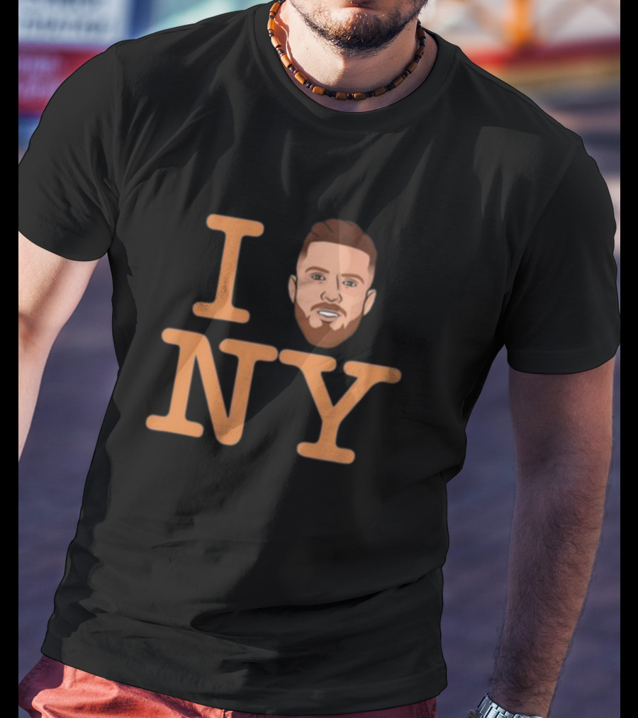 I Heart New York With Cartoon Face T-Shirt