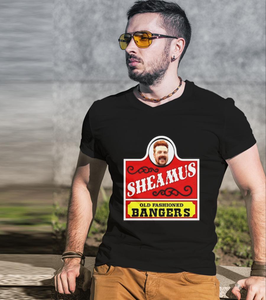 Sheamus Old Fashioned Bangers Retro Label T-Shirt