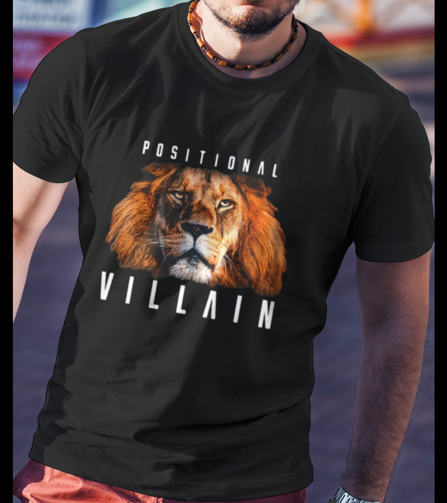 Positional Villain Lion Fierce Face T-Shirt