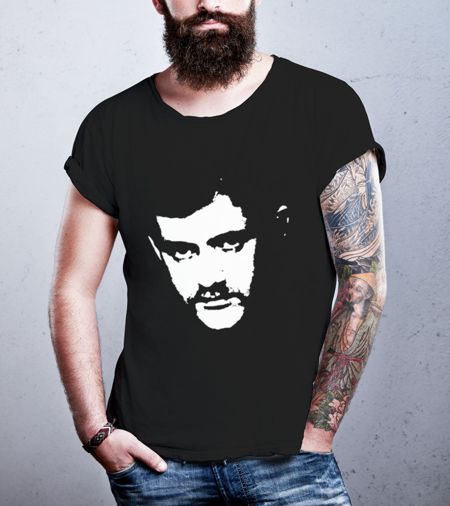 Patrick Cowley Black And White Face T-Shirt