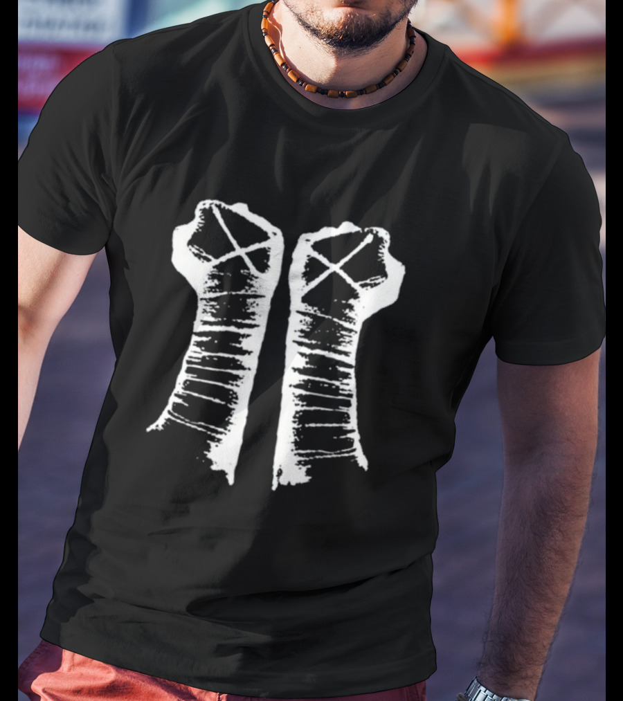 Cm Punk Straight Edge X Fists Iconic T-Shirt