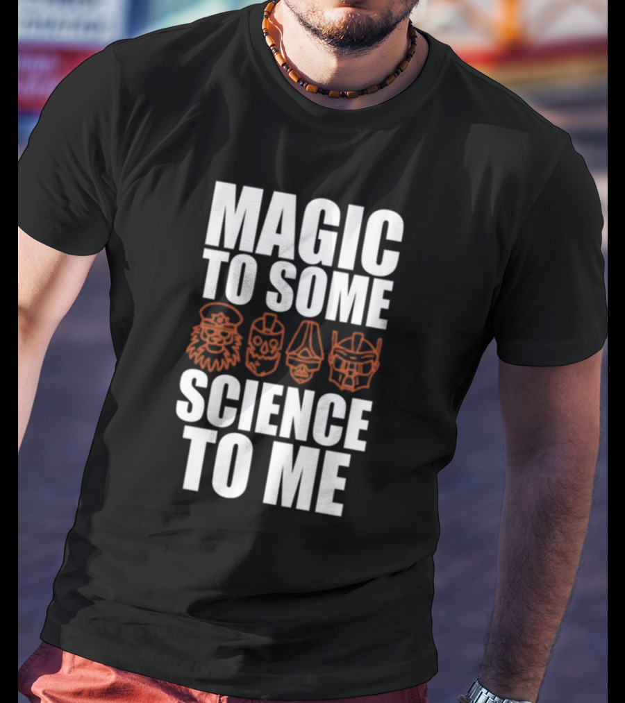 Magic To Some Science To Me Icons T-Shirt