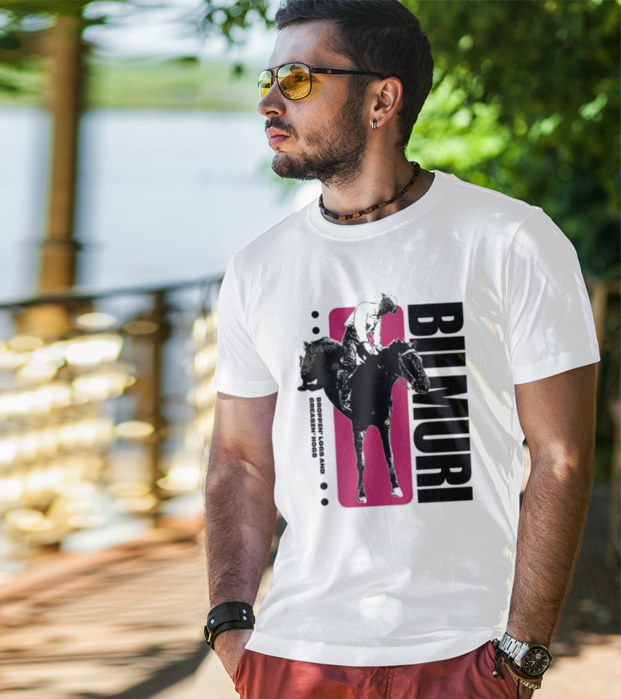Bilmuri Droopy Loops And Greenish Horse T-Shirt
